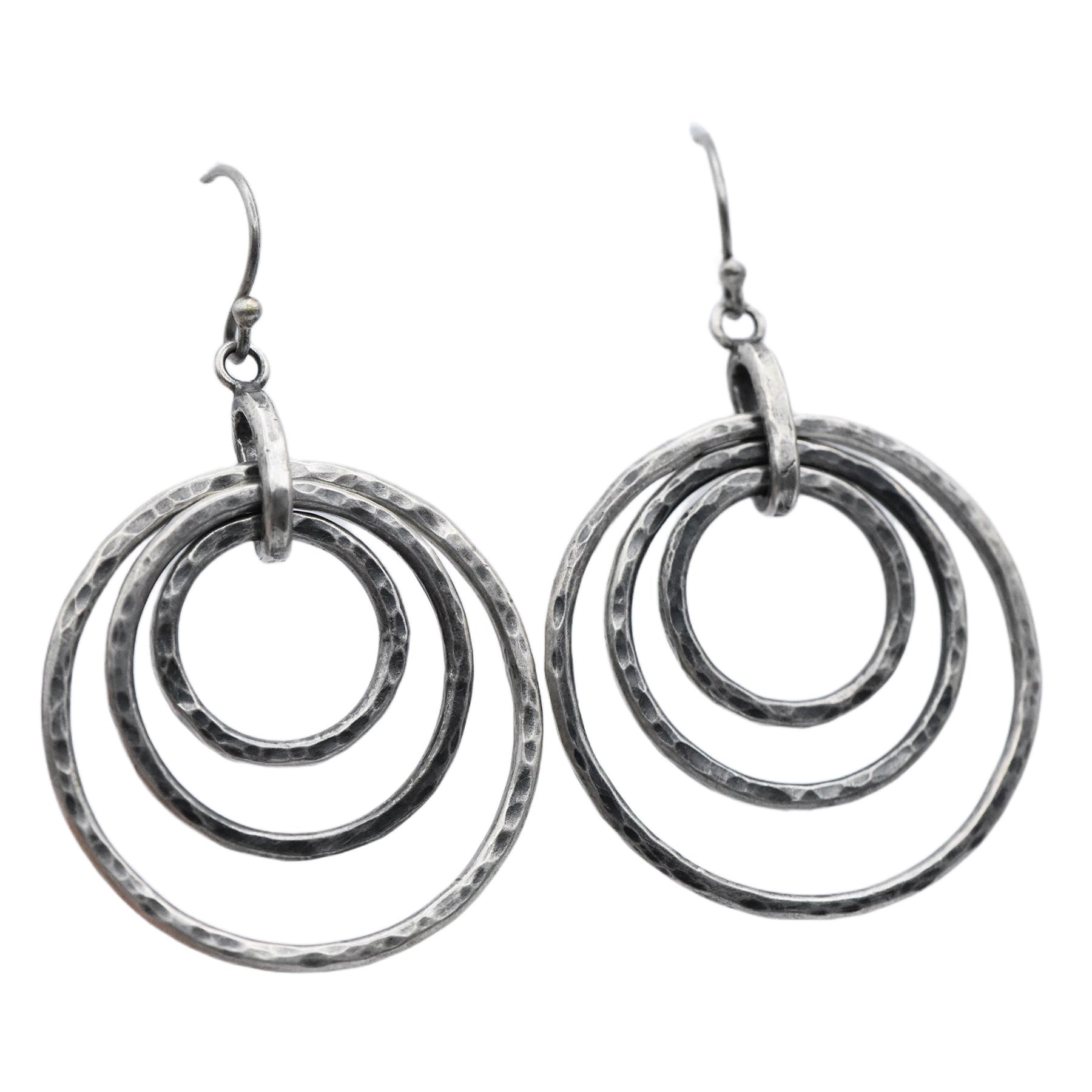 Sterling Silver Dancing Hoops