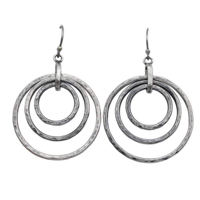 Sterling Silver Dancing Hoops