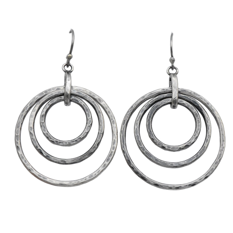 Sterling Silver Dancing Hoops