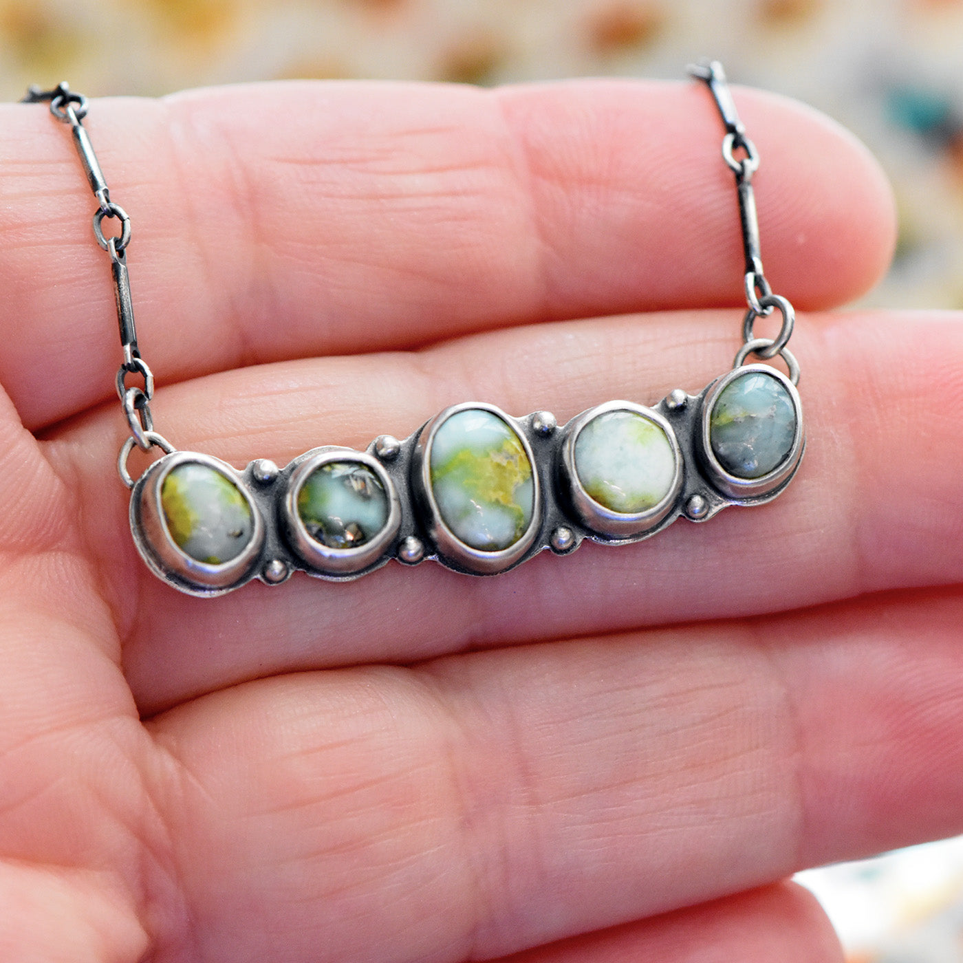 Palamino Turquoise Stone Collector Necklace