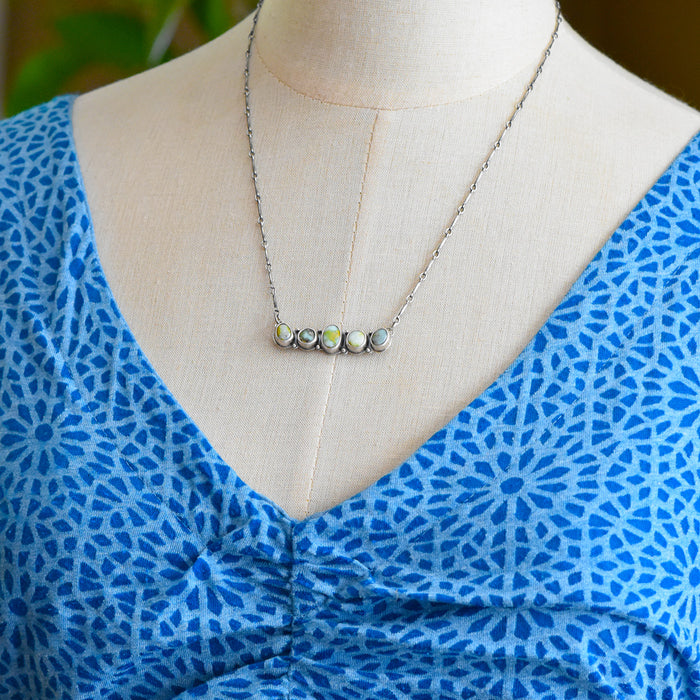 Palamino Turquoise Stone Collector Necklace