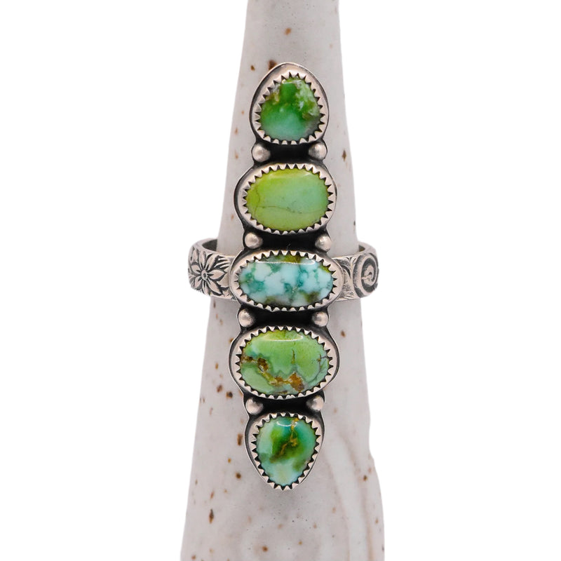 Stone Collector Ring  / U.S. Size 7 3/4