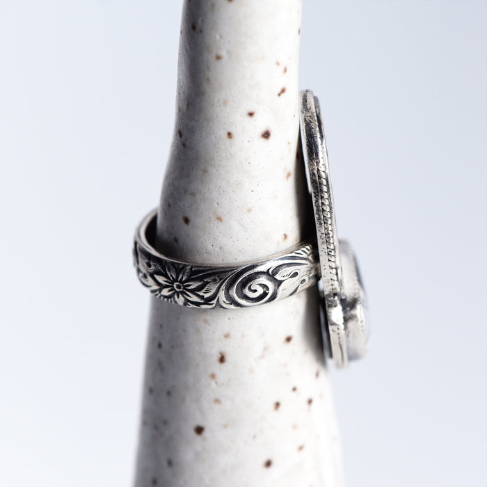 Sterling Silver & Turquoise Forest Rings ~ 1 Available
