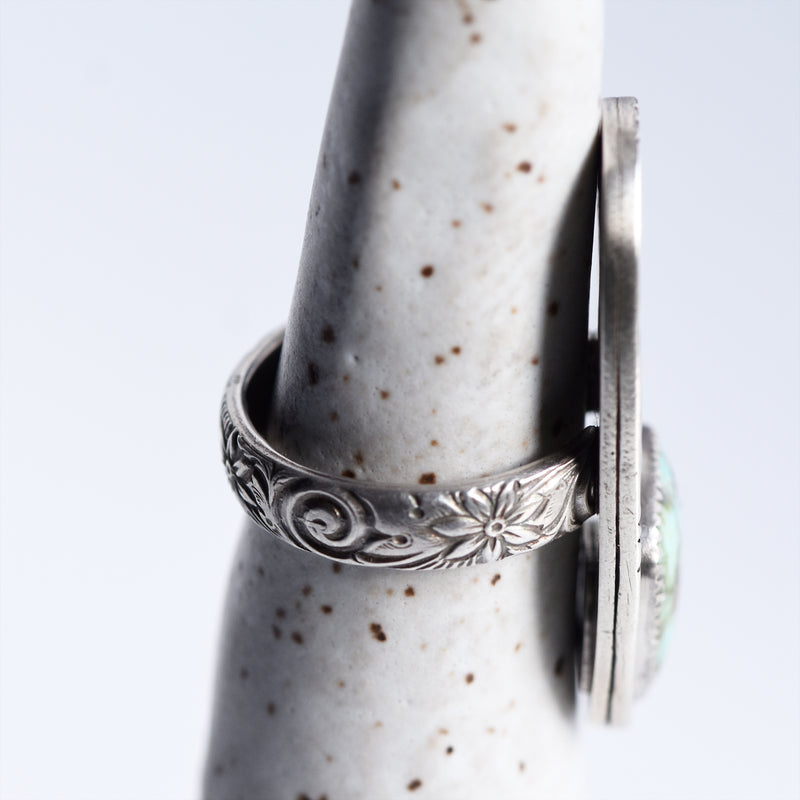 Sterling Silver & Turquoise Forest Rings ~ 1 Available