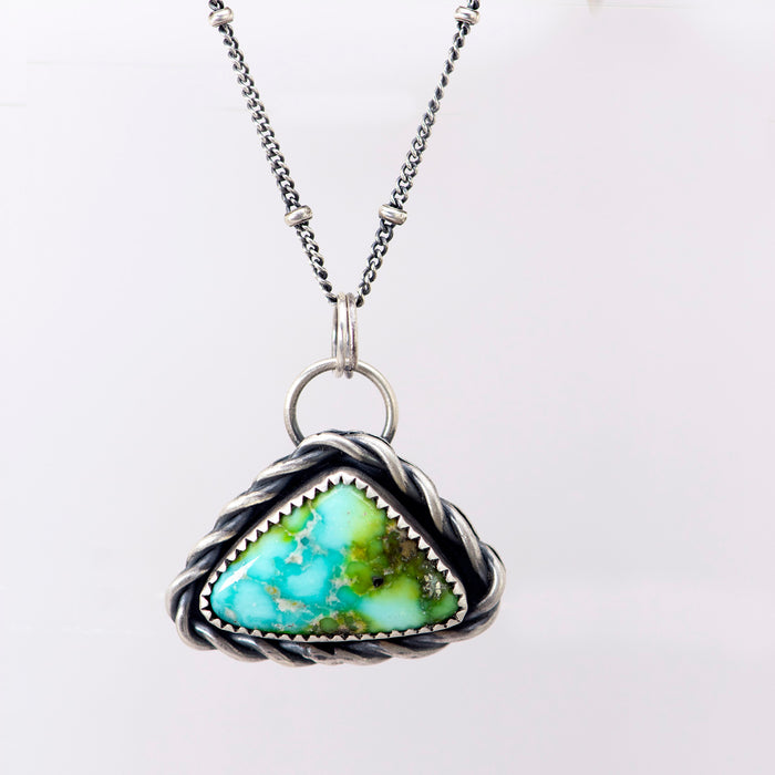 Sonoran Gold Turquoise & Sterling Silver Necklace