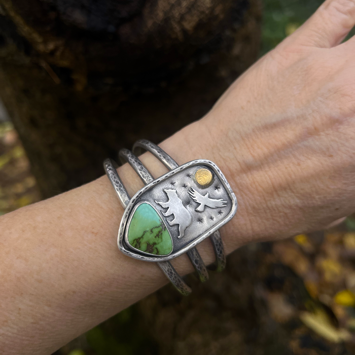 Earth & Sky Cuff - Forest Moon Collection