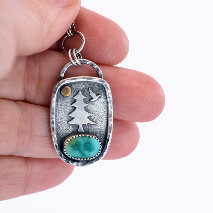 The Moonlight Flight Pendant - Forest Moon Collection
