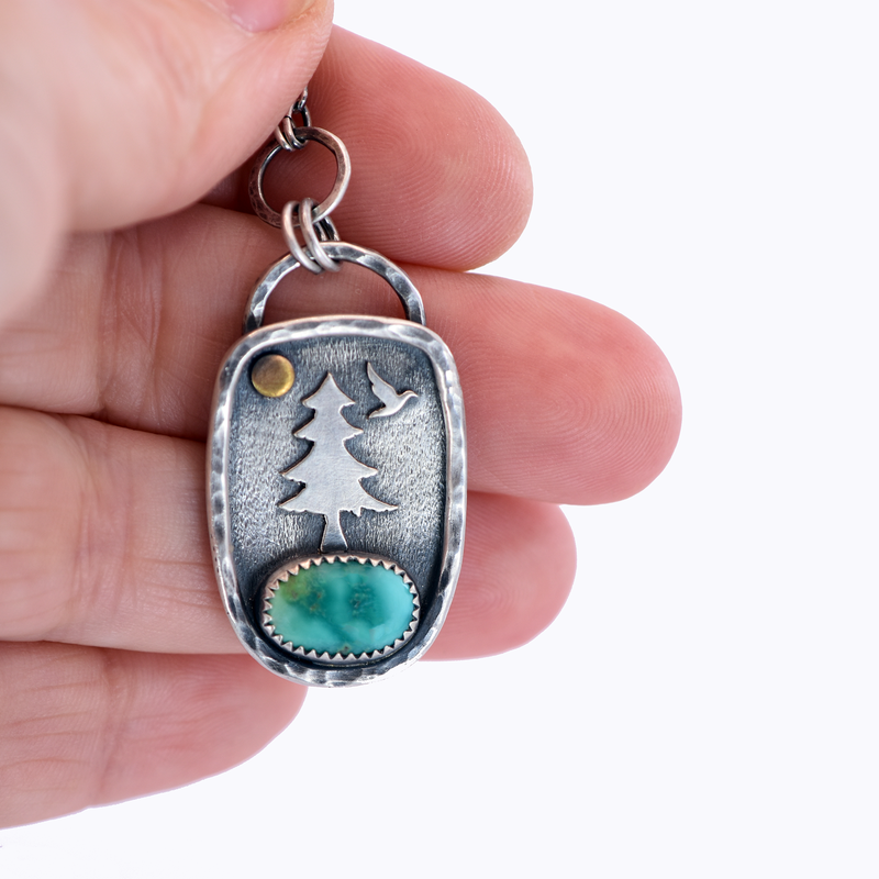 The Moonlight Flight Pendant - Forest Moon Collection