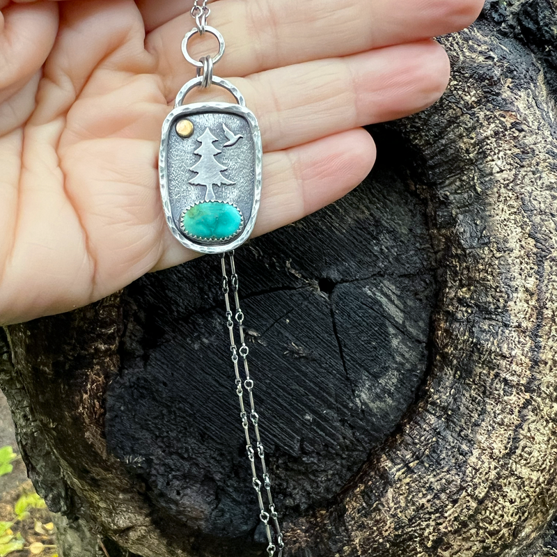 The Moonlight Flight Pendant - Forest Moon Collection