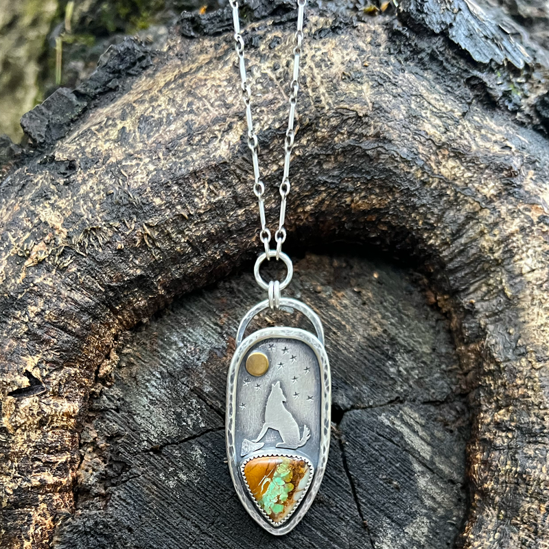 The Wolf Pendant - Forest Moon Collection