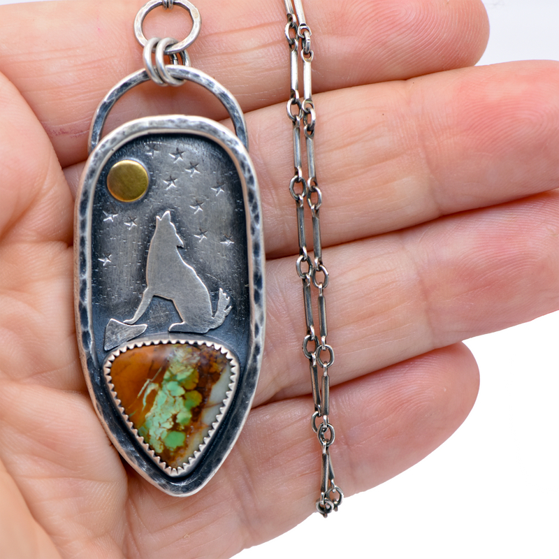 The Wolf Pendant - Forest Moon Collection