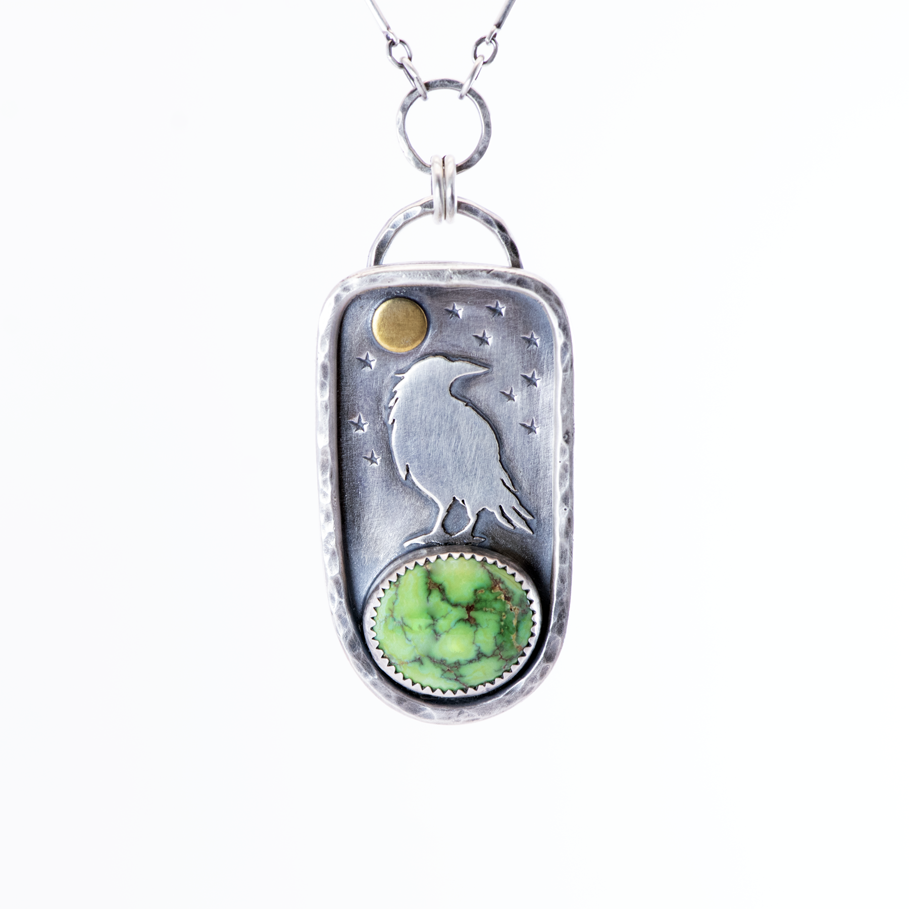 The Raven’s Vigil Pendant — Forest Moon Collection