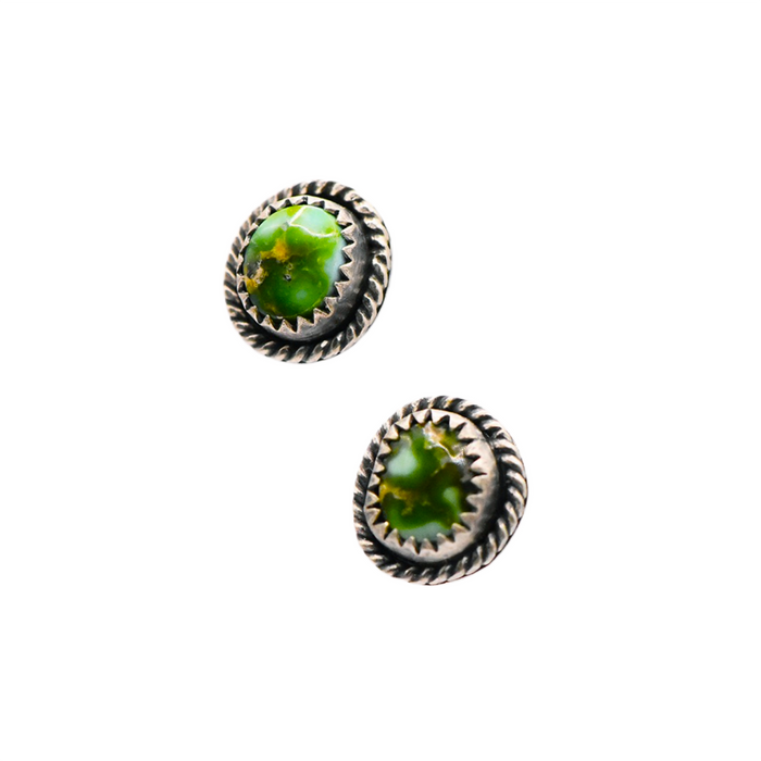 Sonoran Gold Turquoise & Sterling Silver Studs