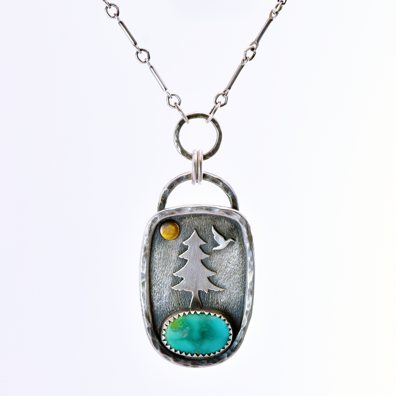 The Moonlight Flight Pendant - Forest Moon Collection