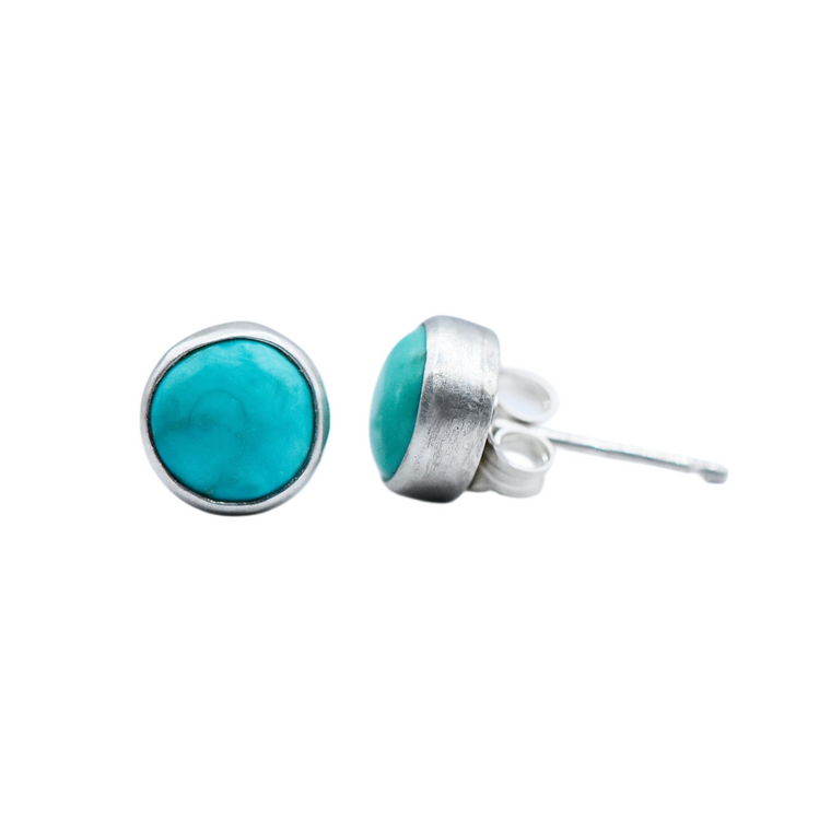 Emerald Valley Turquoise & Sterling Silver Studs