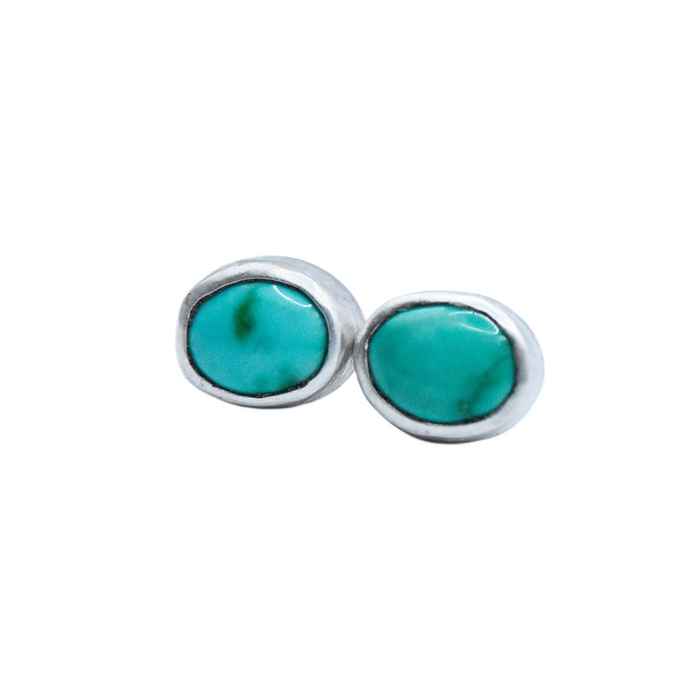 Emerald Valley Turquoise & Sterling Silver Studs