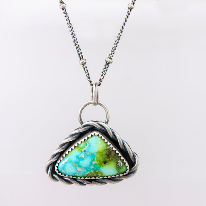 Sonoran Gold Turquoise & Sterling Silver Necklace