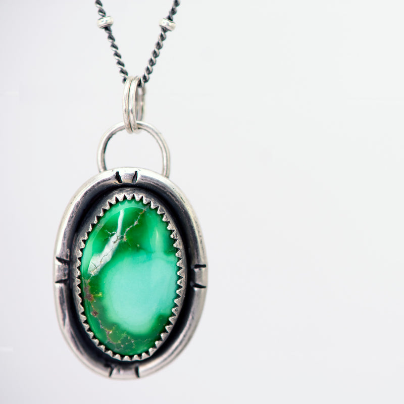 Stone Mountain Turquoise & Sterling Silver Necklace