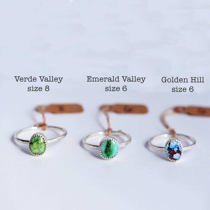 Turquoise Stacker Rings
